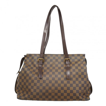 Louis Vuitton Shoulder Bag Damier Chelsea Ebene