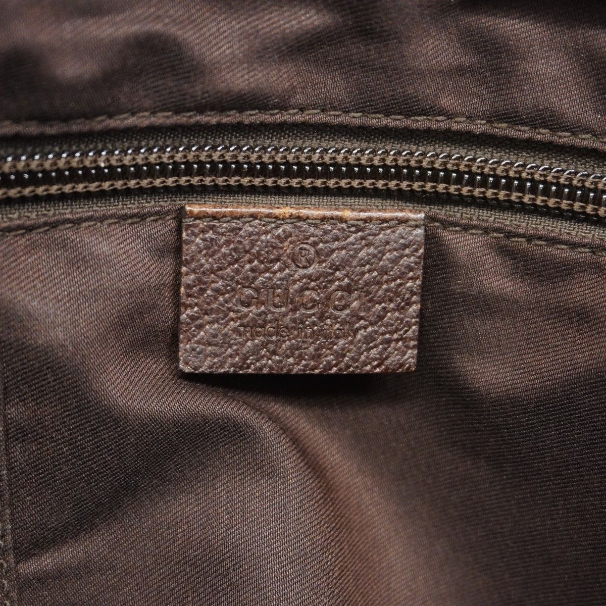 Gucci Shoulder Bag GG Supreme Sherry Line Canvas Brown Beige Silver — view 5