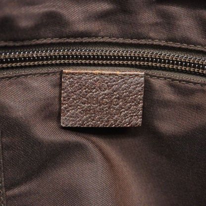 Gucci Shoulder Bag GG Supreme Sherry Line Canvas Brown Beige Silver — view 5