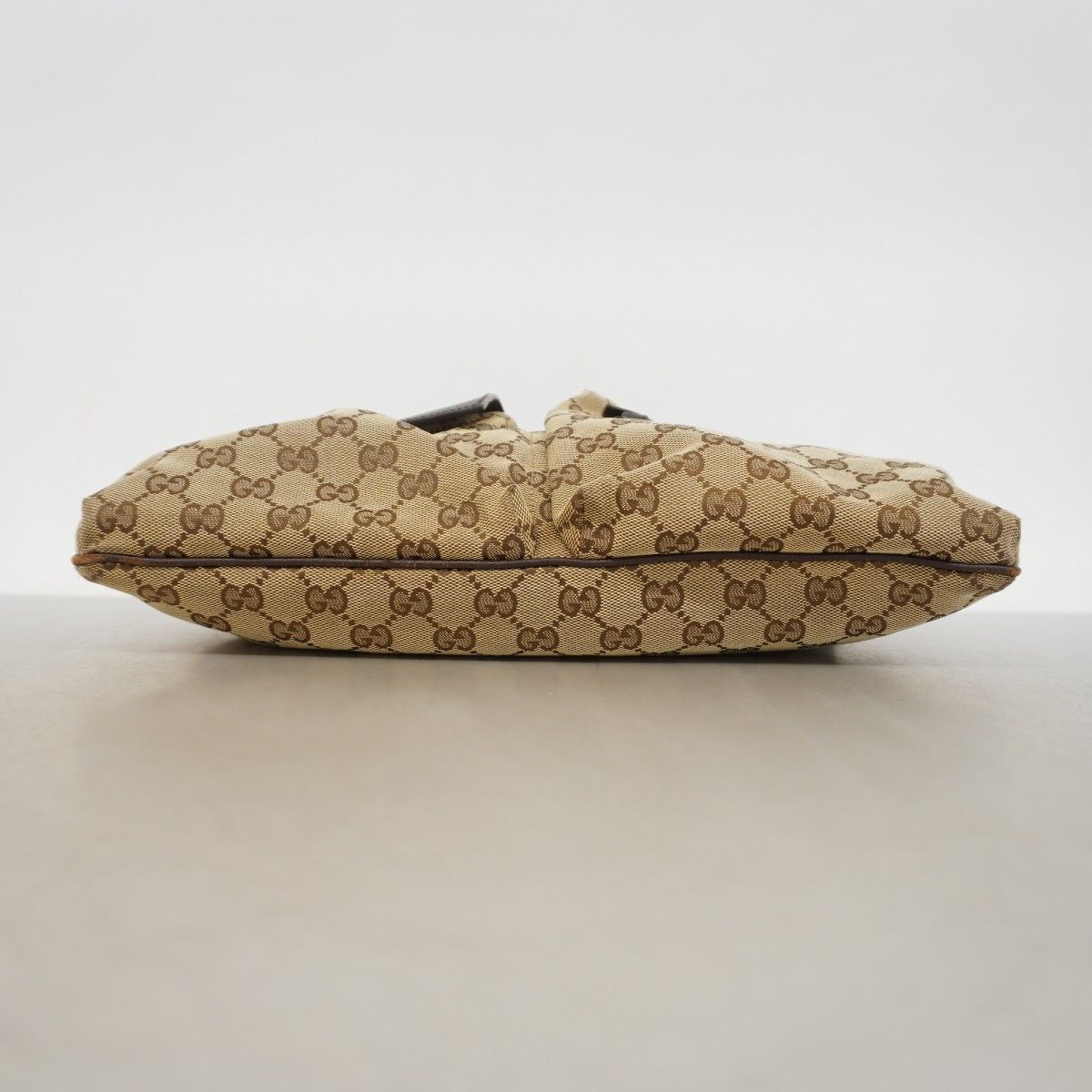 Gucci Shoulder Bag GG Supreme Sherry Line Canvas Brown Beige Silver — view 3