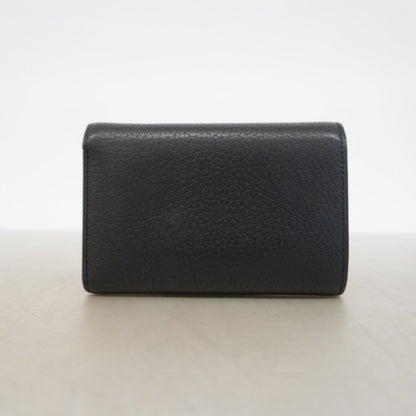 Louis Vuitton Trifold Wallet Taurillon Portefeuille Capucines Compact Noir — view 8