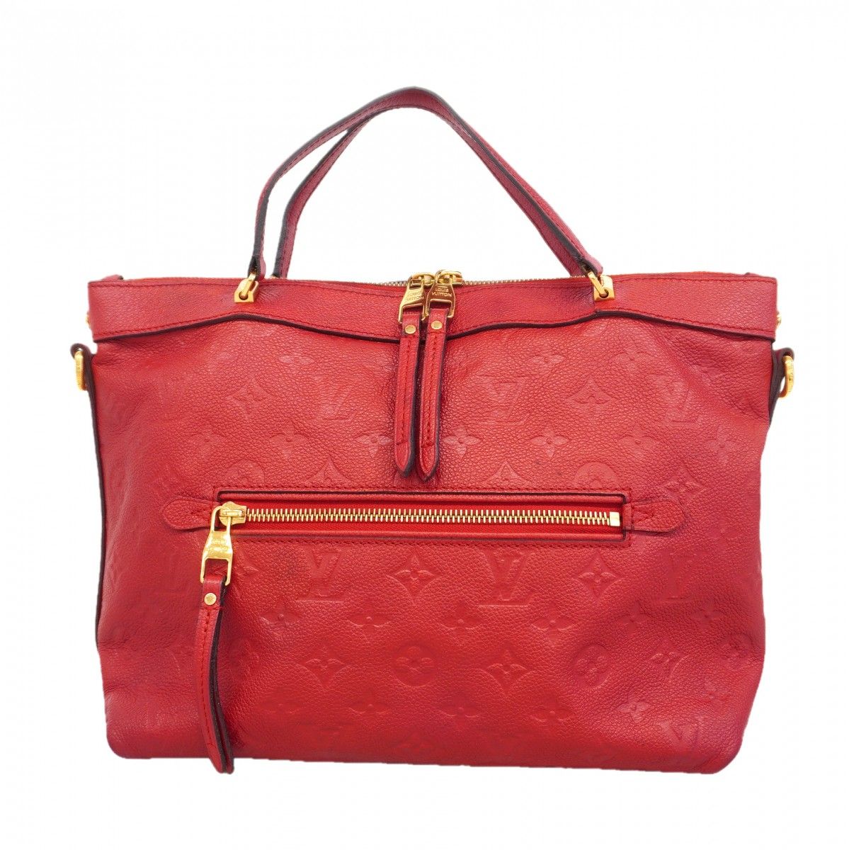 Louis Vuitton Handbag Monogram Empreinte Bastille PM Cerise