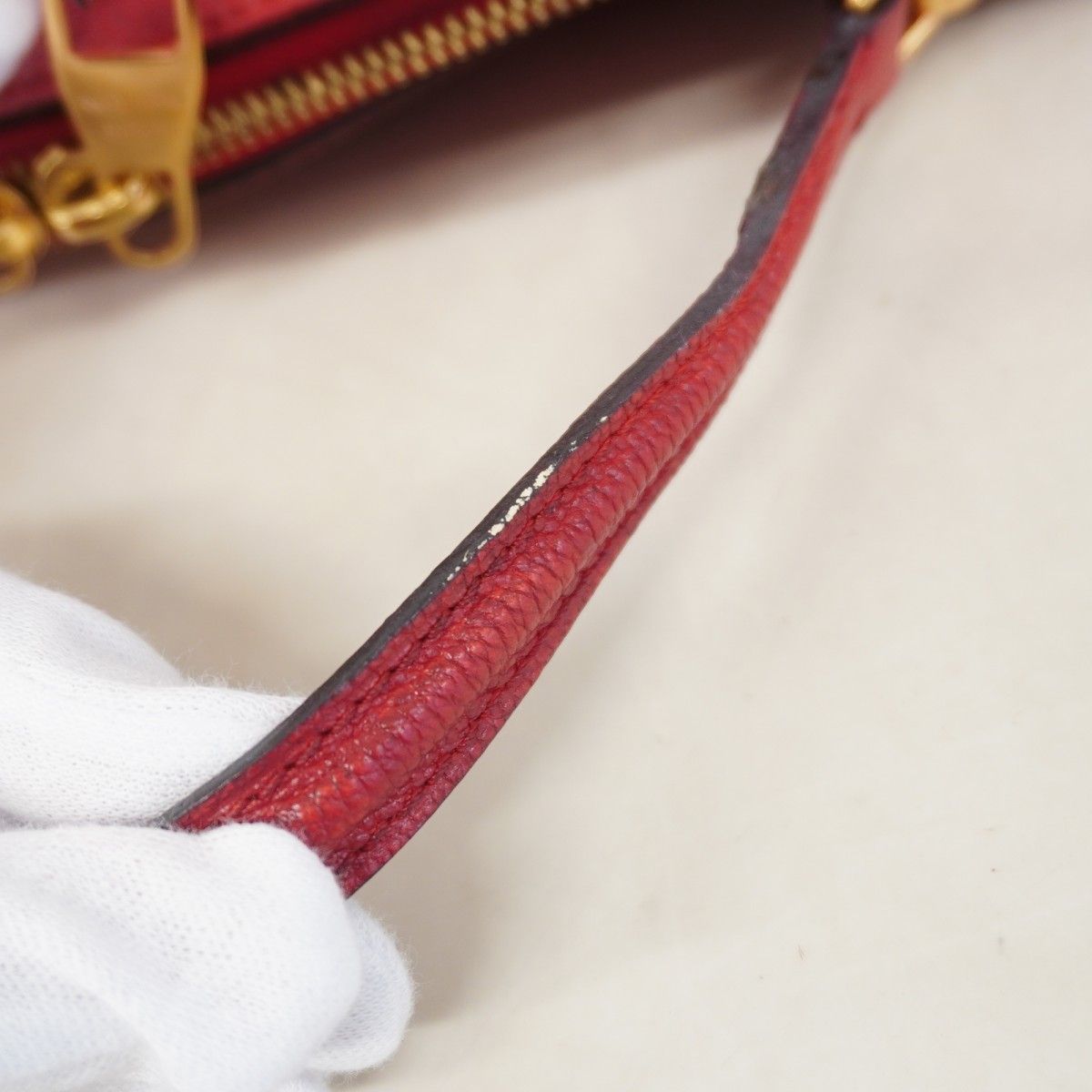 Louis Vuitton Handbag Monogram Empreinte Bastille PM Cerise — view 8