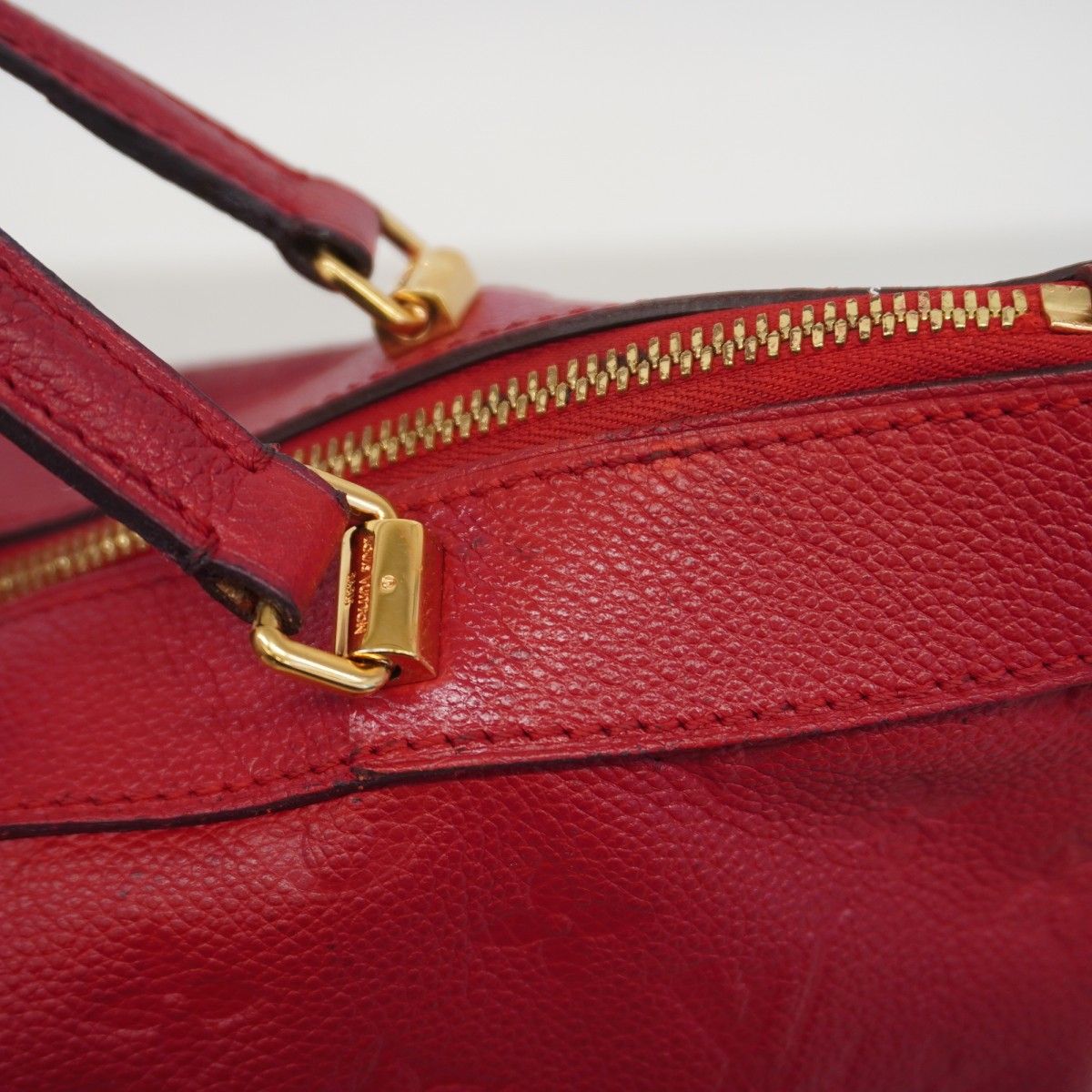 Louis Vuitton Handbag Monogram Empreinte Bastille PM Cerise — view 7