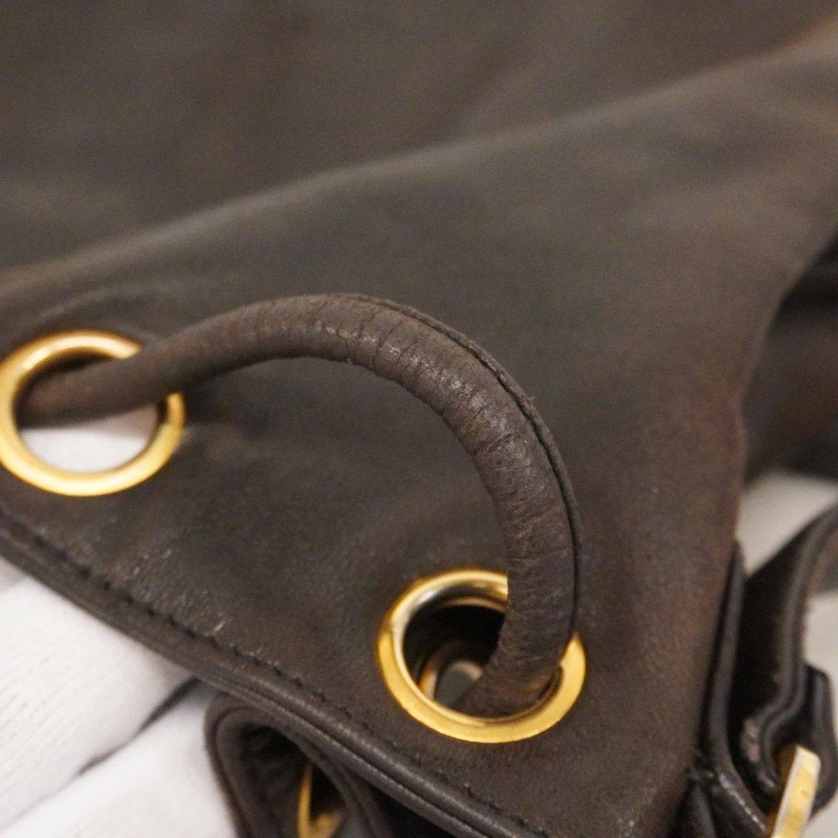 Chanel Shoulder Bag Lambskin Black Gold — view 9