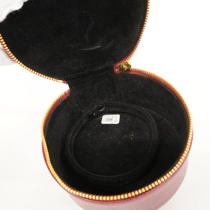 Chanel Pouch Caviar Leather Bordeaux Gold — view 4