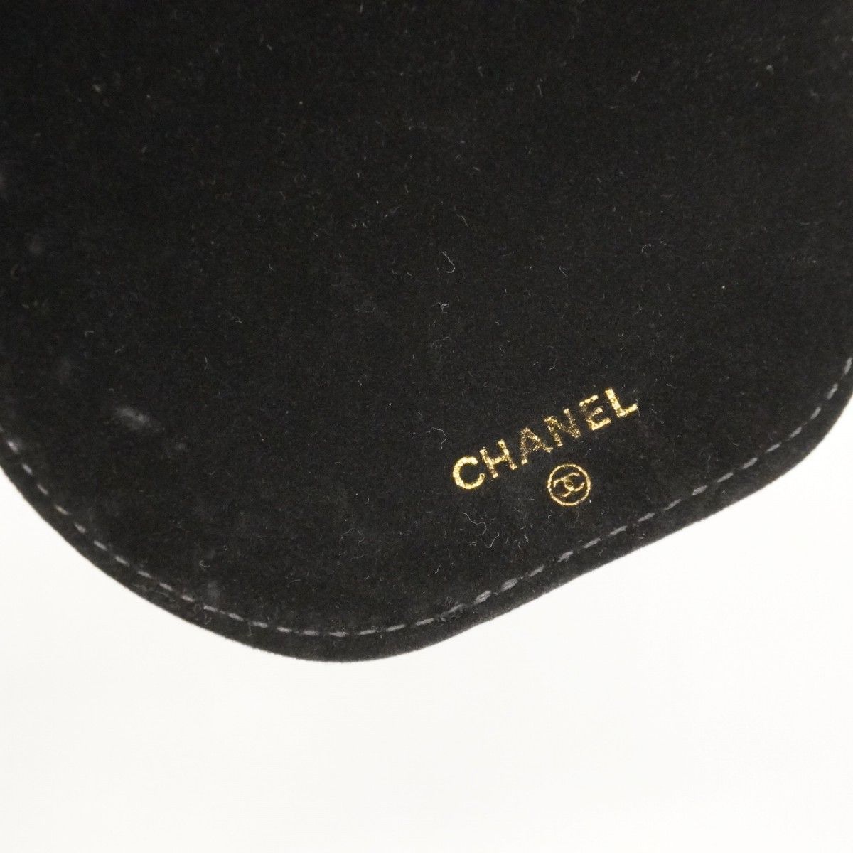 Chanel Pouch Caviar Leather Bordeaux Gold — view 5