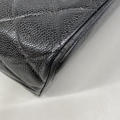 Chanel Tote Medallion Caviar Leather Black Gold — view 9