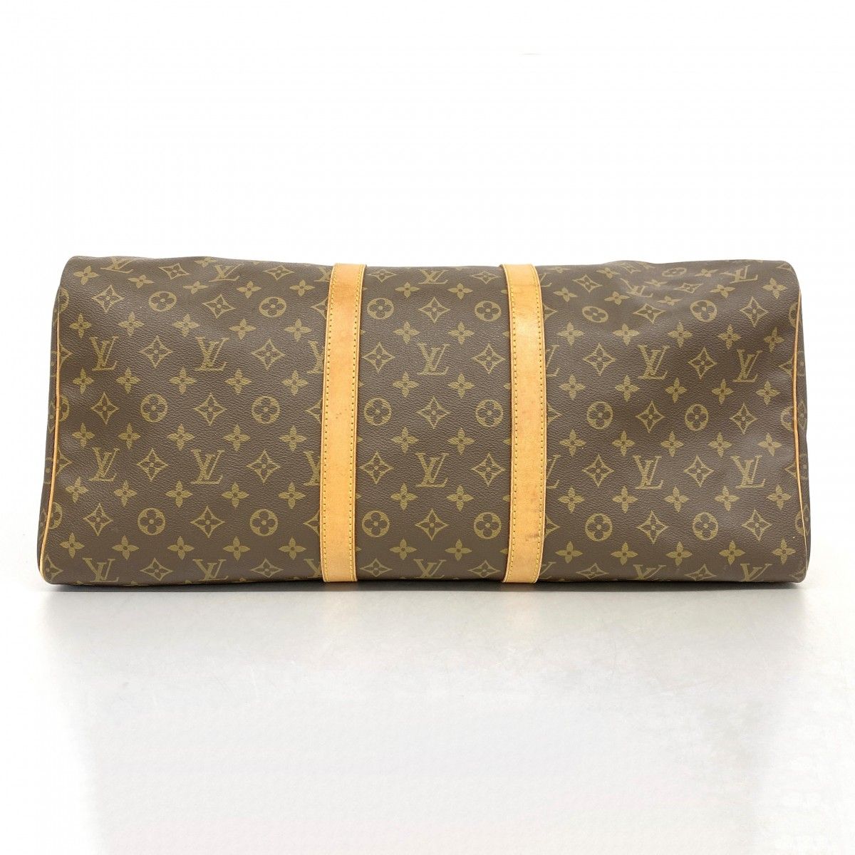 Louis Vuitton Boston Bag Monogram Keepall 55 Brown — view 3