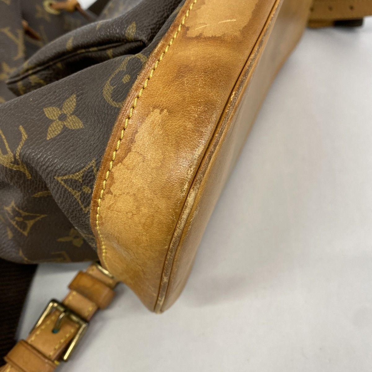 Louis Vuitton Backpack Monogram Montsouris GM Brown — view 8