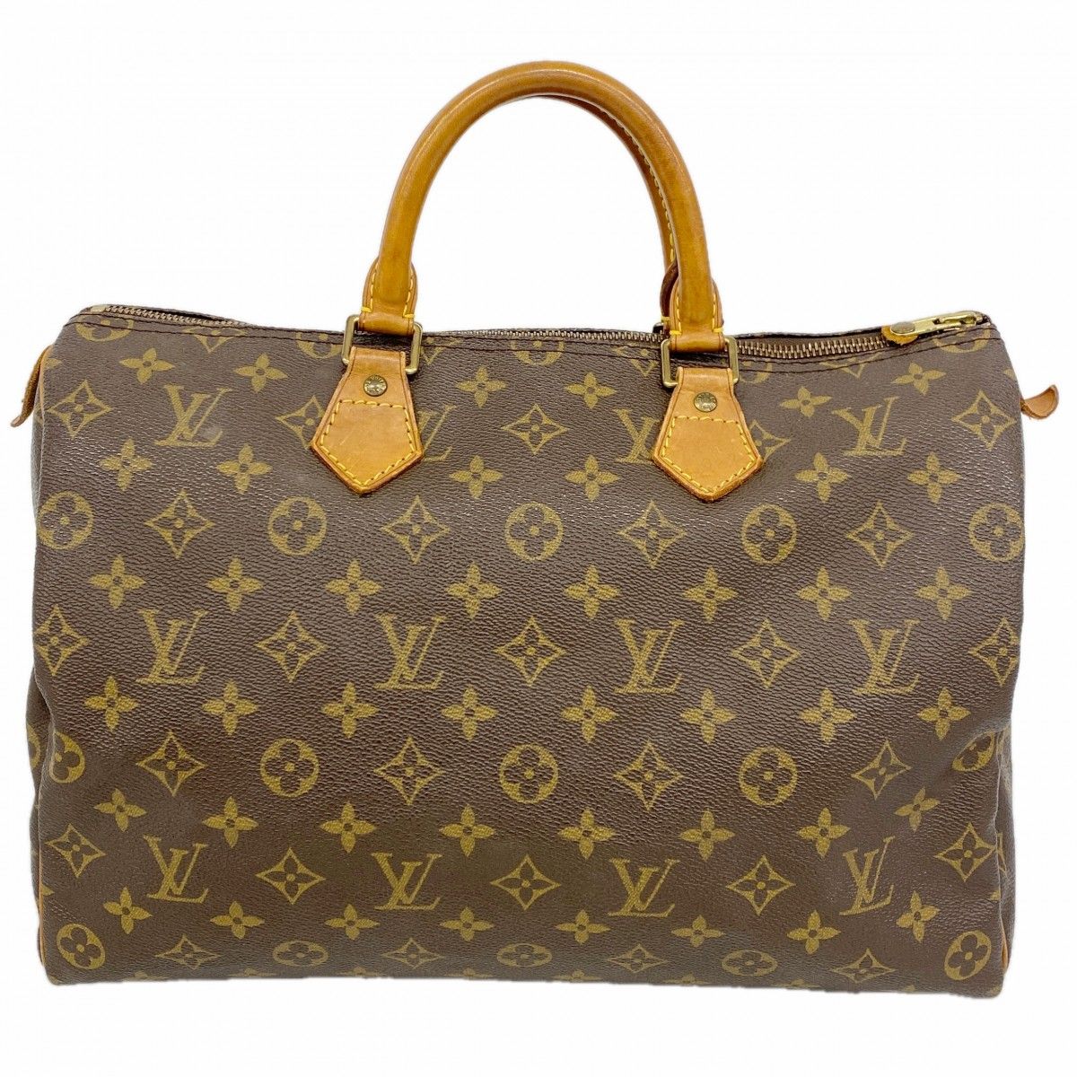Louis Vuitton Handbag Monogram Speedy 35 Brown