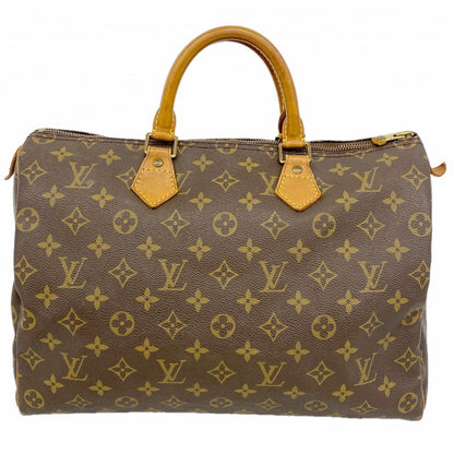 Louis Vuitton Handbag Monogram Speedy 35 Brown