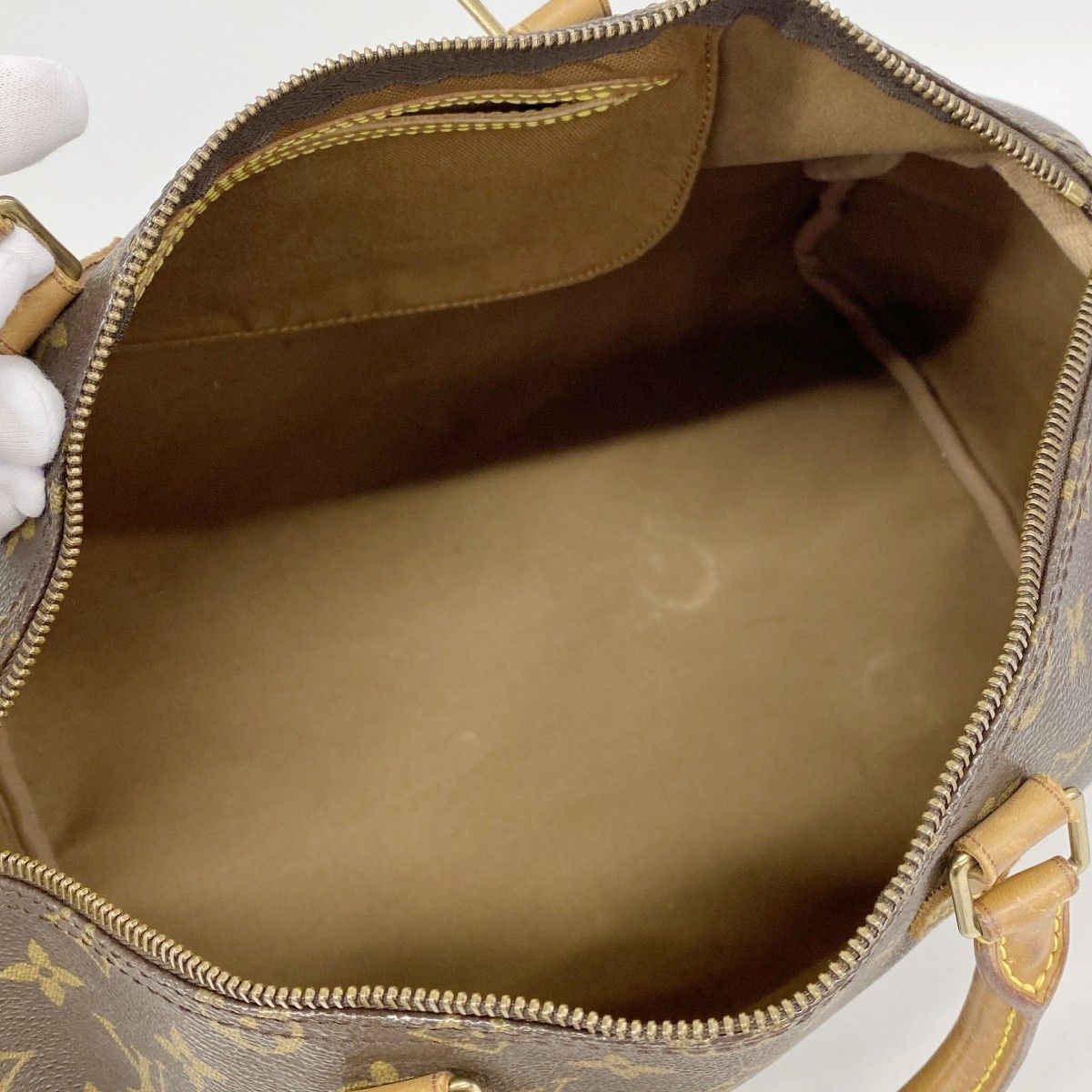 Louis Vuitton Handbag Monogram Speedy 35 Brown — view 4