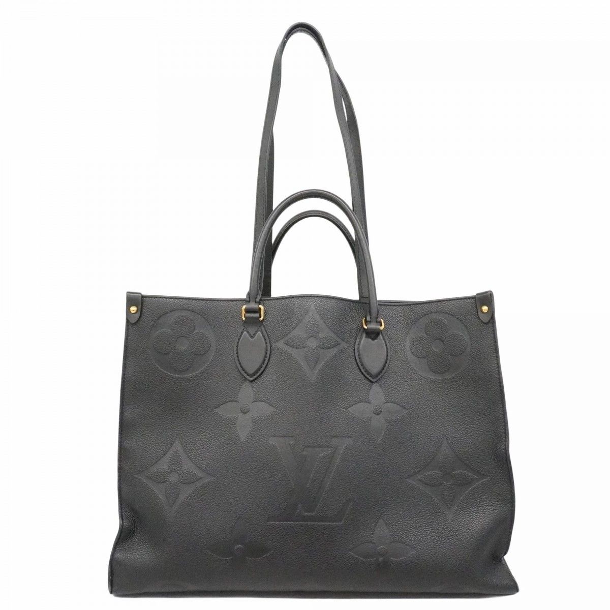 Louis Vuitton Tote Monogram Empreinte On The Go GM Noir 2-Way