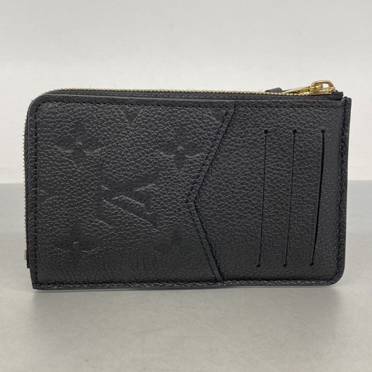 Louis Vuitton Coin Case Monogram Empreinte Card Holder Recto Verso Noir — view 7