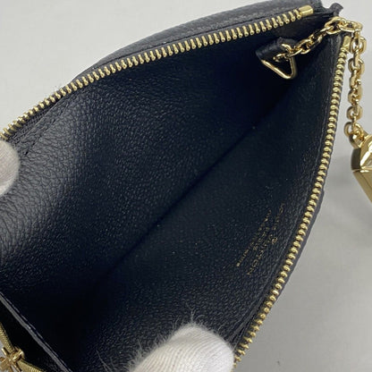 Louis Vuitton Coin Case Monogram Empreinte Card Holder Recto Verso Noir — view 3