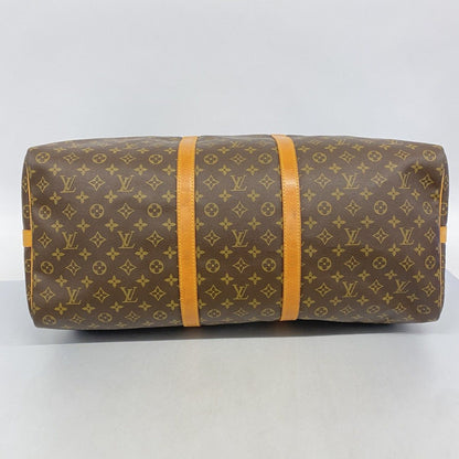 Louis Vuitton Boston Bag Monogram Keepall Bandouliere 60 Brown — view 3