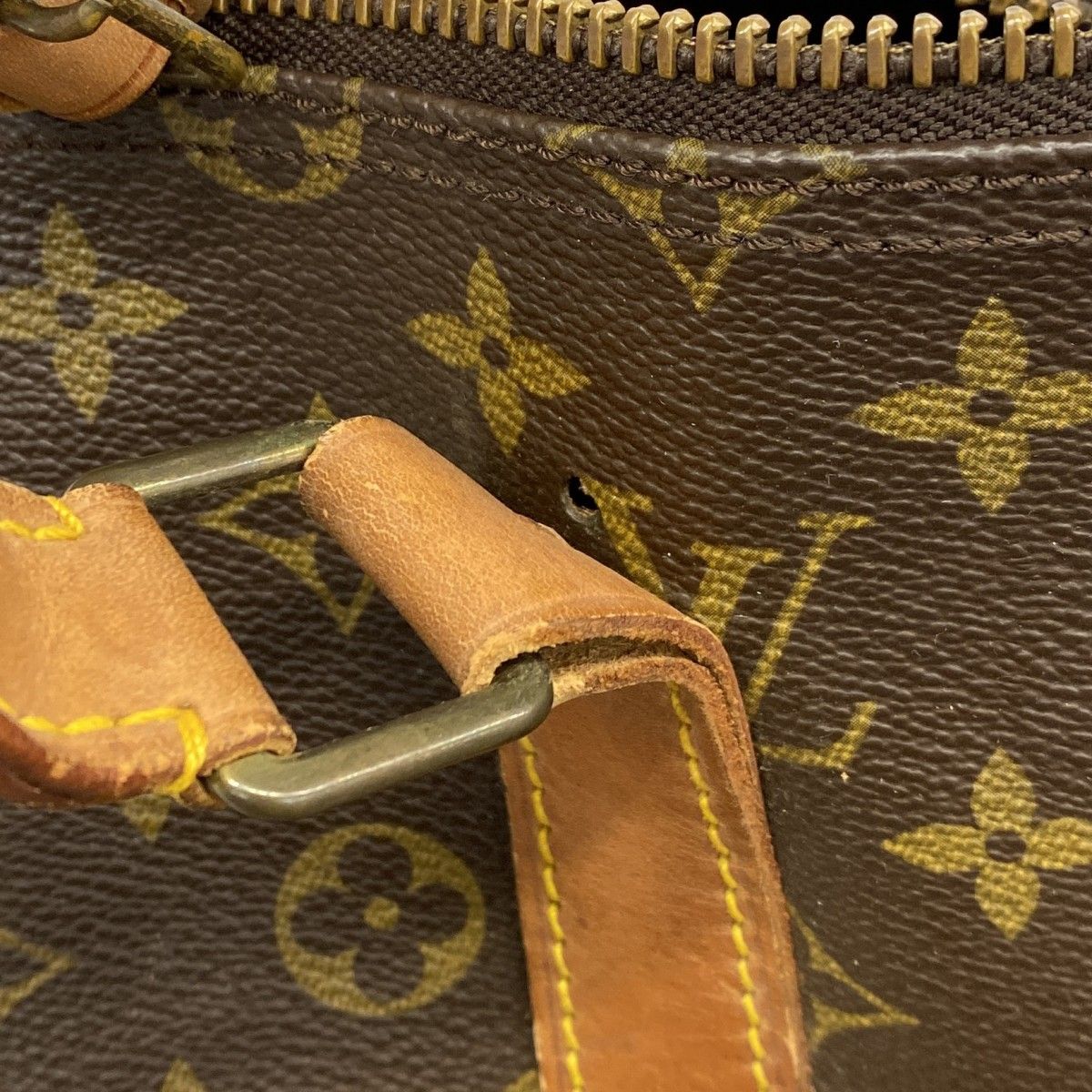 Louis Vuitton Boston Bag Monogram Keepall 55 Brown — view 8