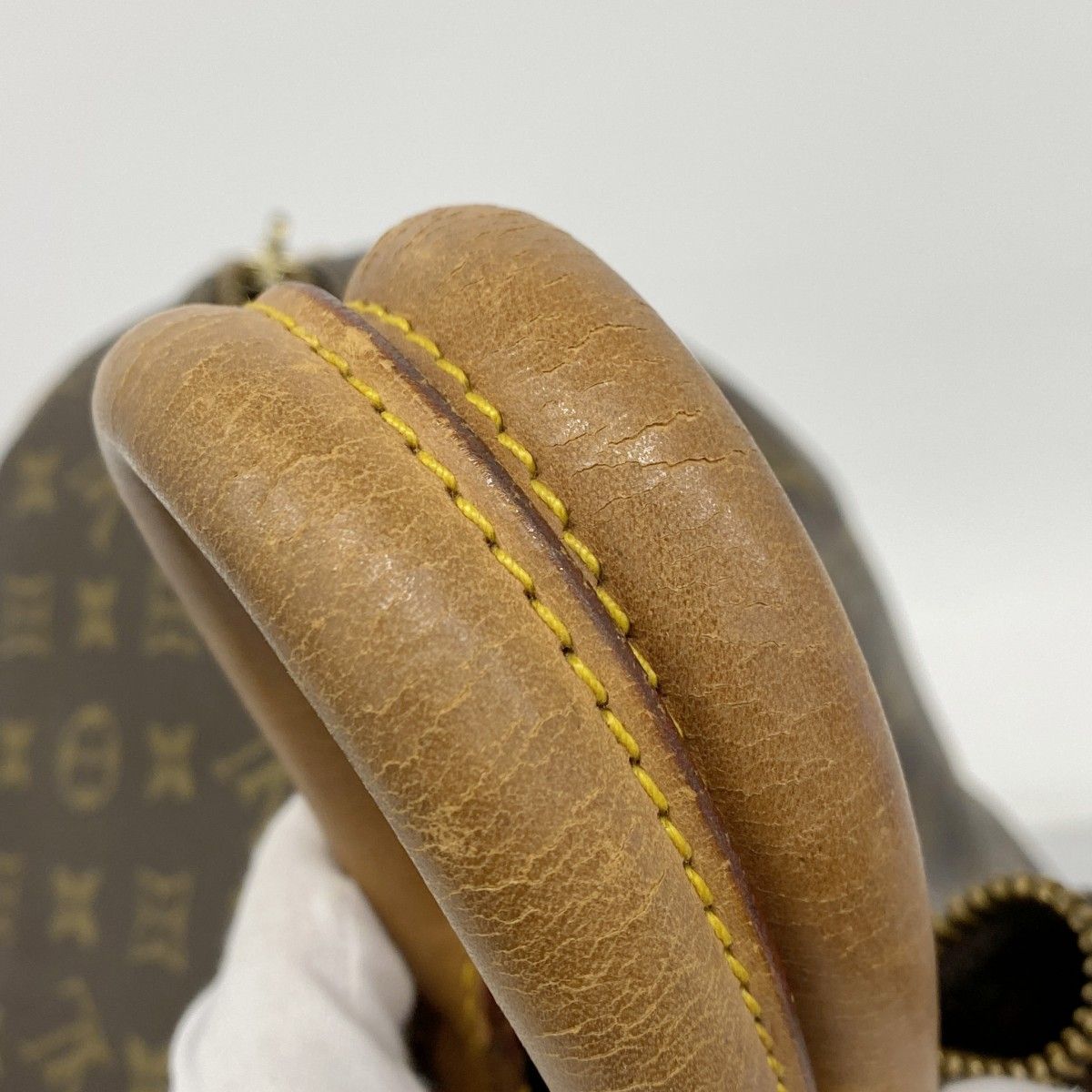Louis Vuitton Boston Bag Monogram Keepall 55 Brown — view 7