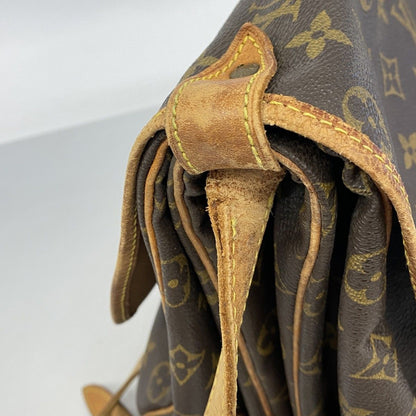 Louis Vuitton Shoulder Bag Monogram Saumur 35 Brown — view 8