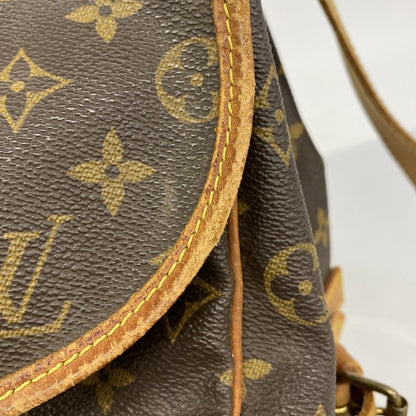 Louis Vuitton Shoulder Bag Monogram Saumur 35 Brown — view 9