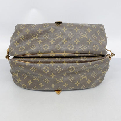 Louis Vuitton Shoulder Bag Monogram Saumur 35 Brown — view 3
