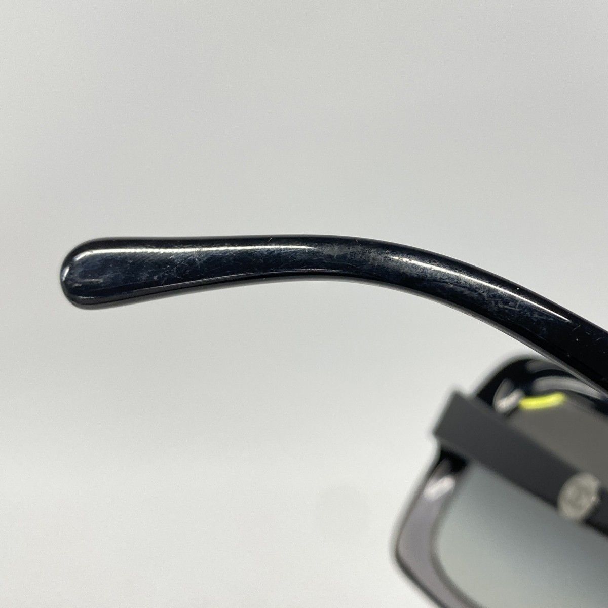 Chanel Sunglasses Acetate Black Silver Eyewear — view 7