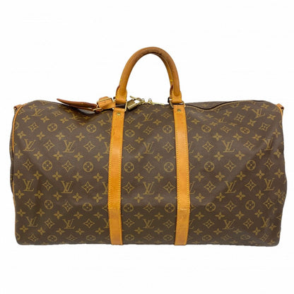 Louis Vuitton Boston Bag Monogram Keepall Bandouliere 55 Brown