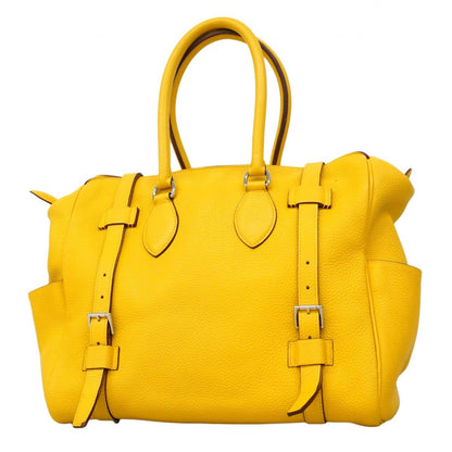 Hermes Handbag Pursangle 35 Taurillon Clemence Soleil Silver
