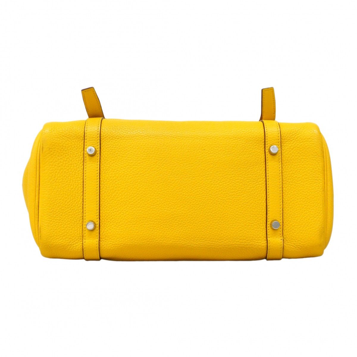 Hermes Handbag Pursangle 35 Taurillon Clemence Soleil Silver — view 3