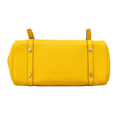 Hermes Handbag Pursangle 35 Taurillon Clemence Soleil Silver — view 3