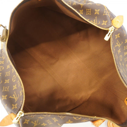 Louis Vuitton Boston Bag Monogram Keepall 55 Brown — view 4