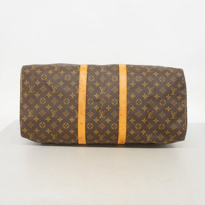 Louis Vuitton Boston Bag Monogram Keepall 55 Brown — view 3