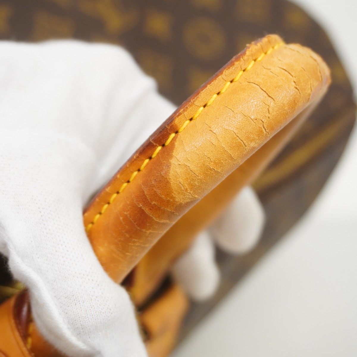 Louis Vuitton Boston Bag Monogram Keepall 55 Brown — view 6