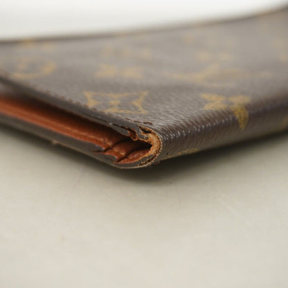 Louis Vuitton Long Bill Holder Monogram Porte-Billets Carte Cles Brown Wallet — view 5