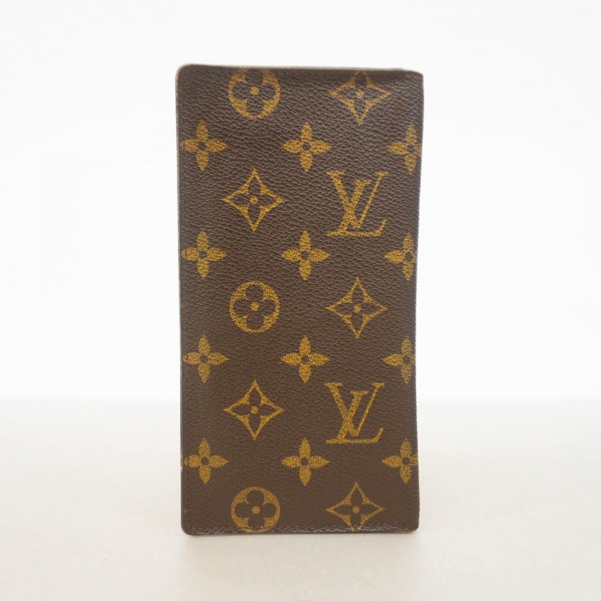 Louis Vuitton Long Bill Holder Monogram Porte-Billets Carte Cles Brown Wallet — view 8