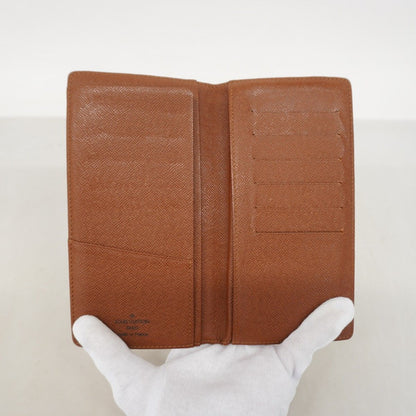 Louis Vuitton Long Bill Holder Monogram Porte-Billets Carte Cles Brown Wallet — view 3