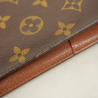 Louis Vuitton Long Bill Holder Monogram Porte-Billets Carte Cles Brown Wallet — view 7