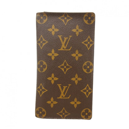 Louis Vuitton Long Bill Holder Monogram Porte-Billets Carte Cles Brown Wallet