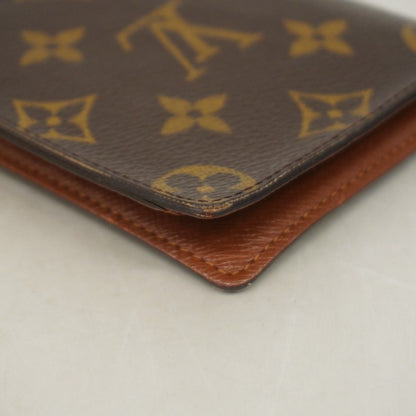 Louis Vuitton Long Bill Holder Monogram Porte-Billets Carte Cles Brown Wallet — view 6