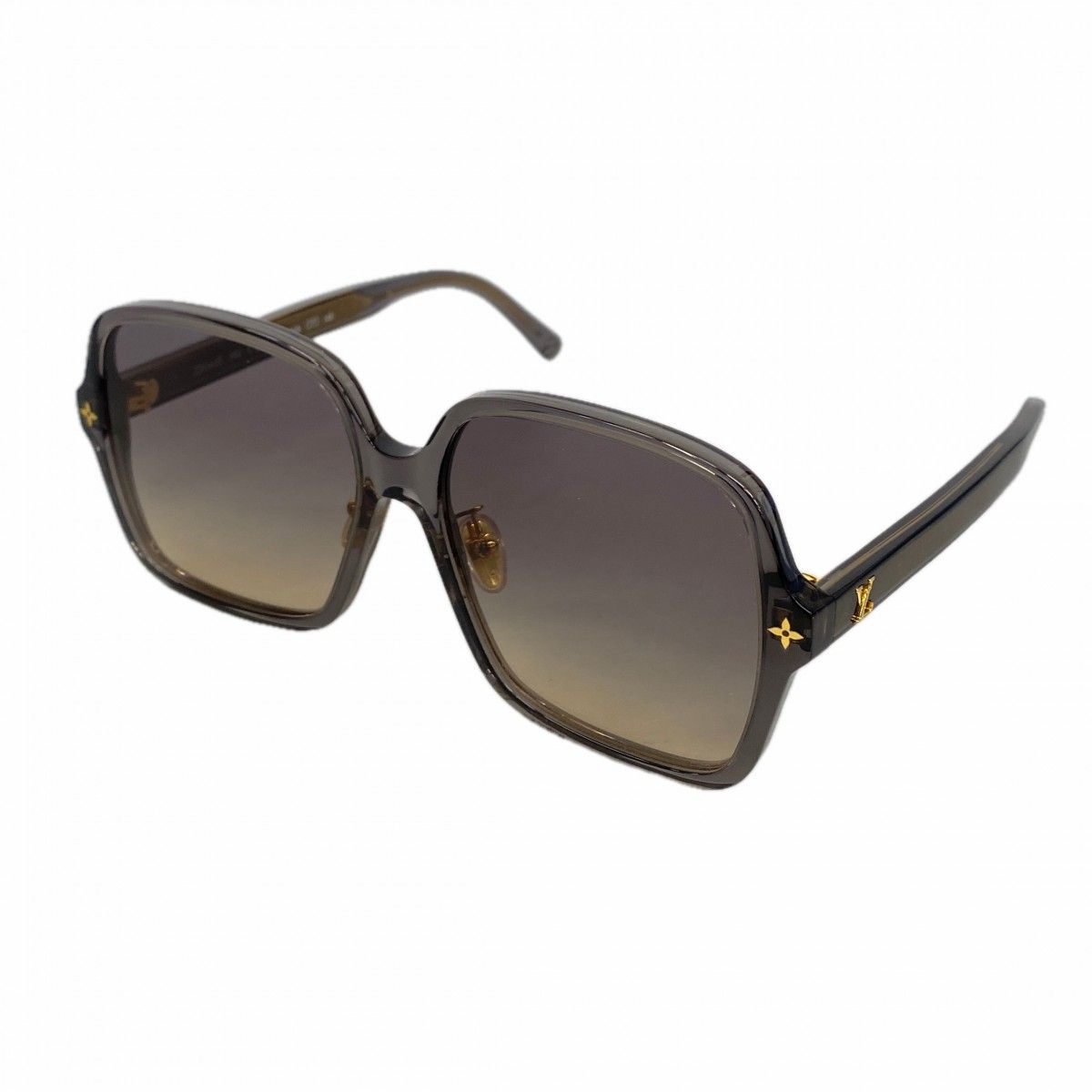 Louis Vuitton Sunglasses LV Aura Square Anthracite Eyewear