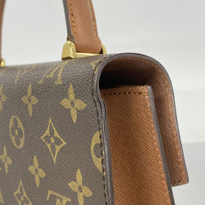 Louis Vuitton Handbag Monogram Malesherbes Brown — view 6
