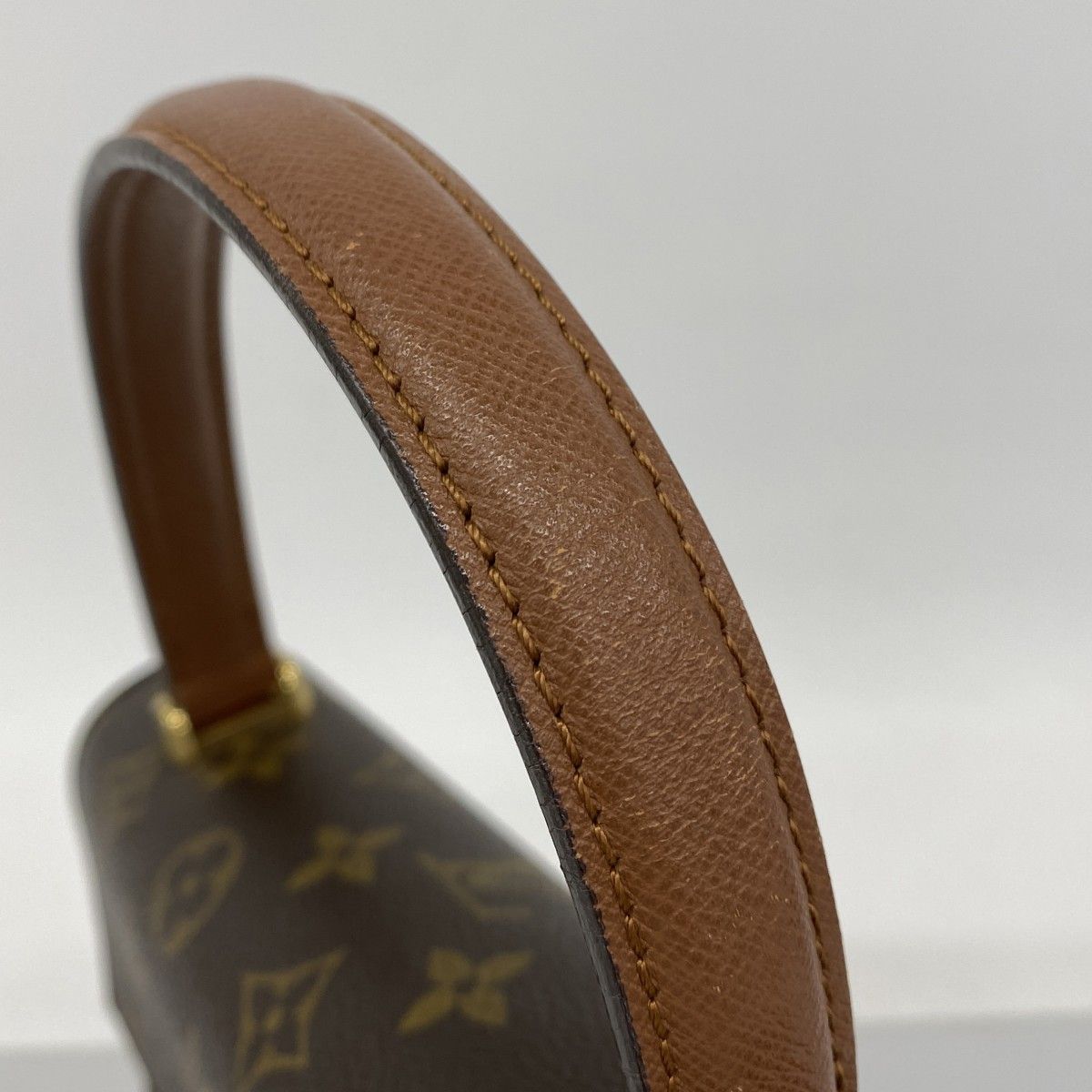 Louis Vuitton Handbag Monogram Malesherbes Brown — view 9