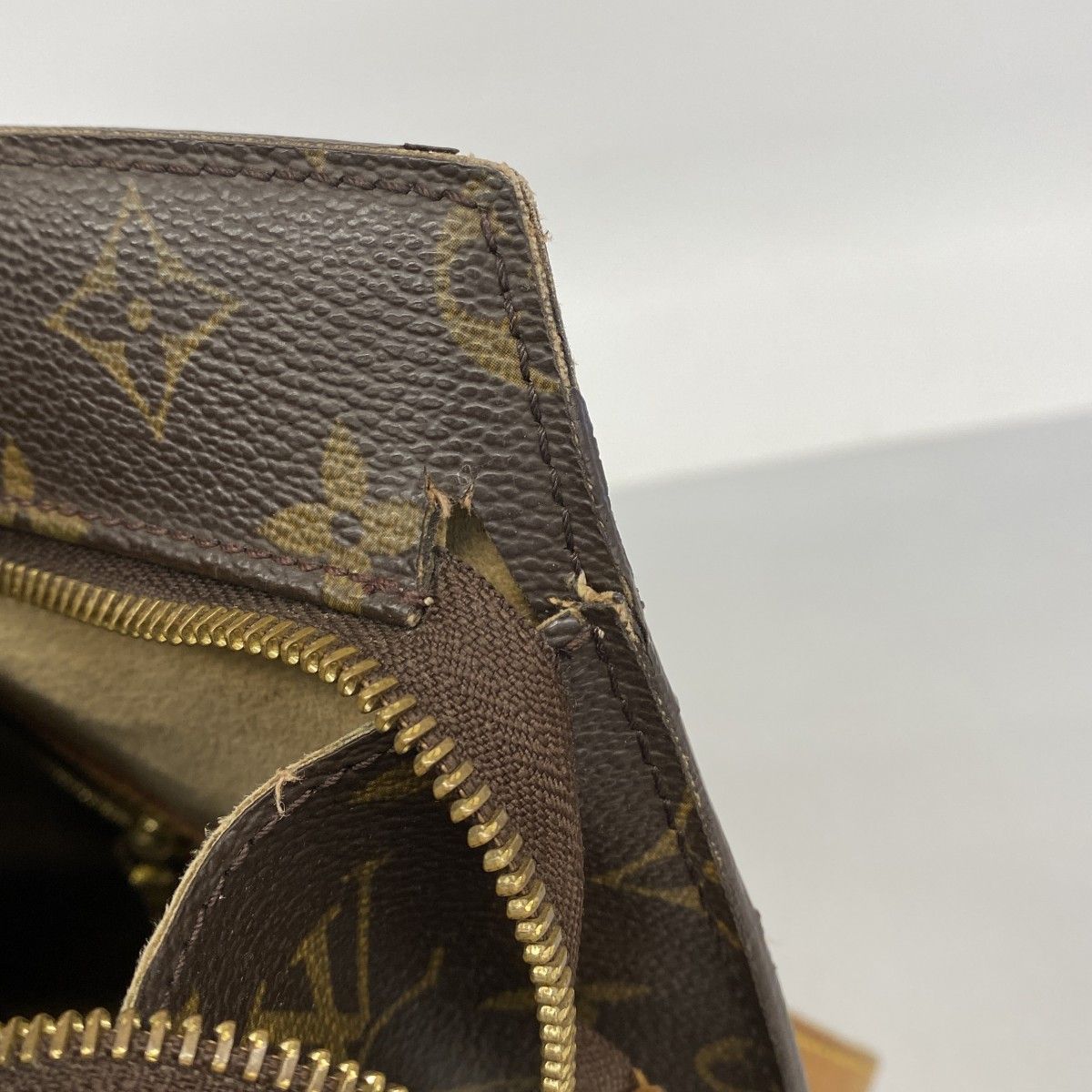 Louis Vuitton Shoulder Bag Monogram Babylon Brown — view 8
