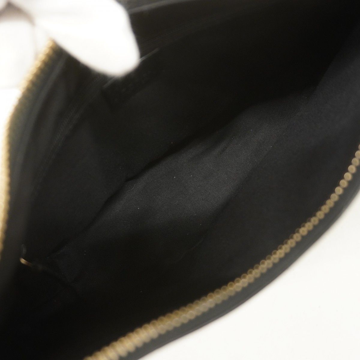 Gucci Shoulder Bag Leather Black Gold — view 4