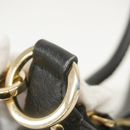 Gucci Shoulder Bag Leather Black Gold — view 7