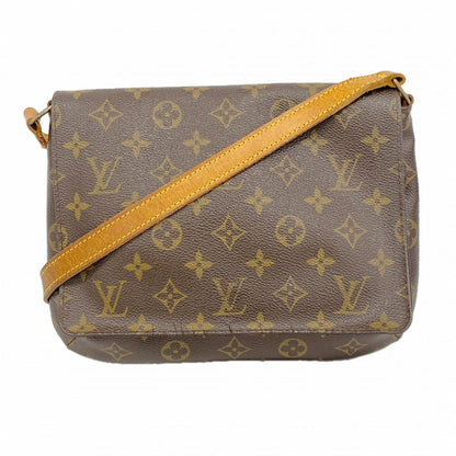Louis Vuitton Shoulder Bag Monogram Musette Tango Short Strap Brown