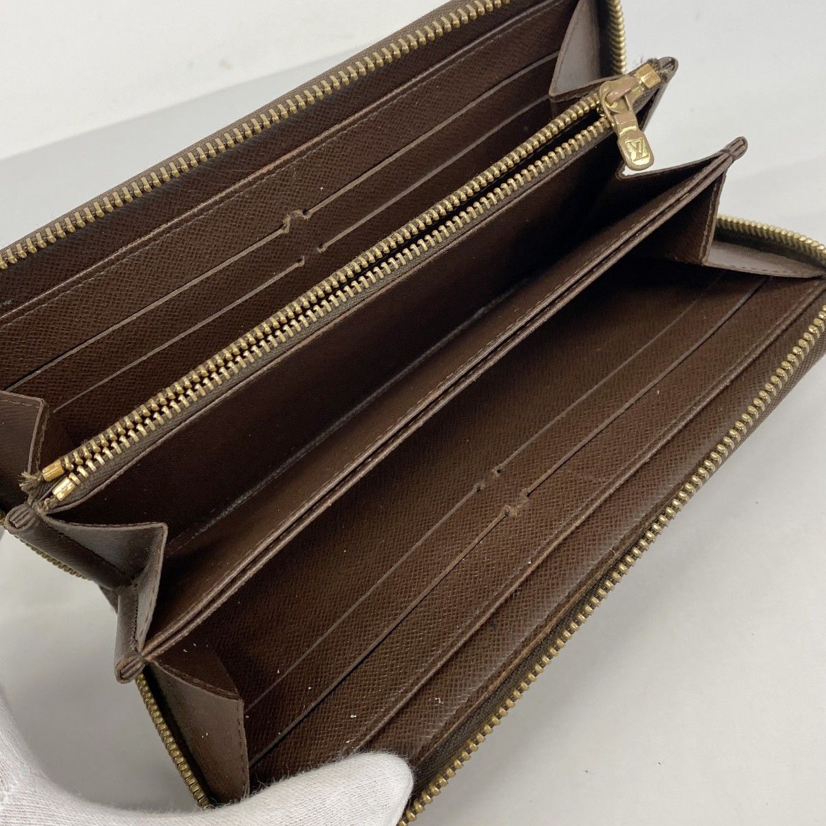 Louis Vuitton Wallet Damier Zippy Ebene — view 3