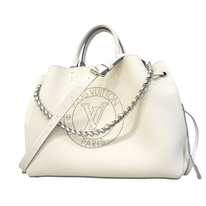 Louis Vuitton Handbag Mahina Bella White Light Blue 2-Way