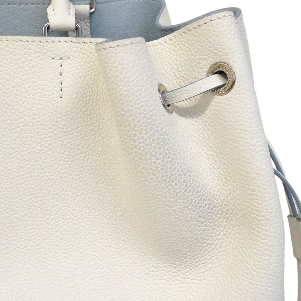 Louis Vuitton Handbag Mahina Bella White Light Blue 2-Way — view 7